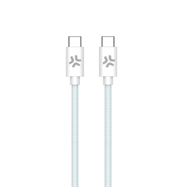 Celly - USBCUSBCCOTTLB cable USB 1,5 m USB C Azul, Blanco