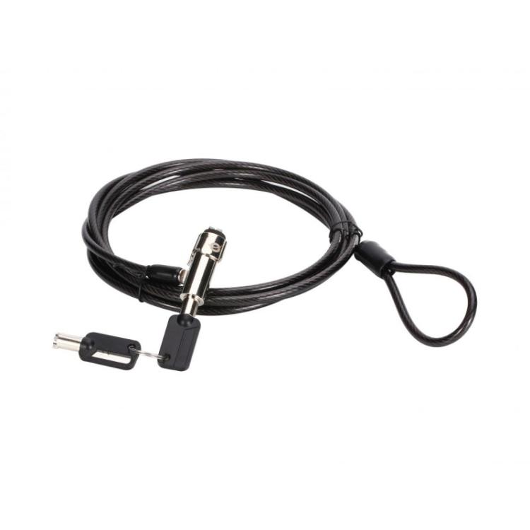 Conceptronic - CUSTODIO02BN cable antirrobo Negro 1,8 m