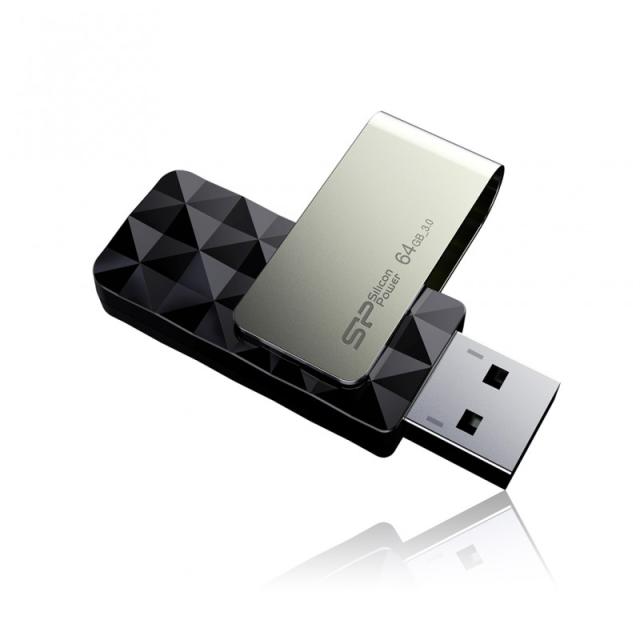 Silicon Power - Blaze B30 unidad flash USB 64 GB USB tipo A 3.2 Gen 1 (3.1 Gen 1) Negro