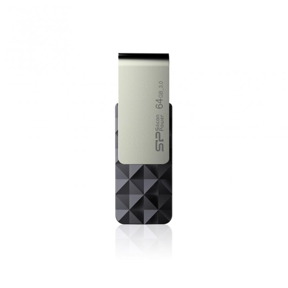 Silicon Power - Blaze B30 unidad flash USB 64 GB USB tipo A 3.2 Gen 1 (3.1 Gen 1) Negro