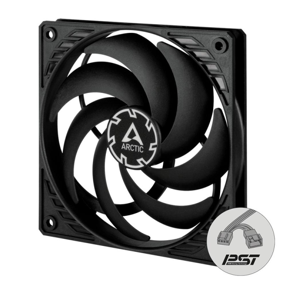 ARCTIC - P12 Slim PWM PST Carcasa del ordenador Ventilador 12 cm Negro 1 pieza(s)