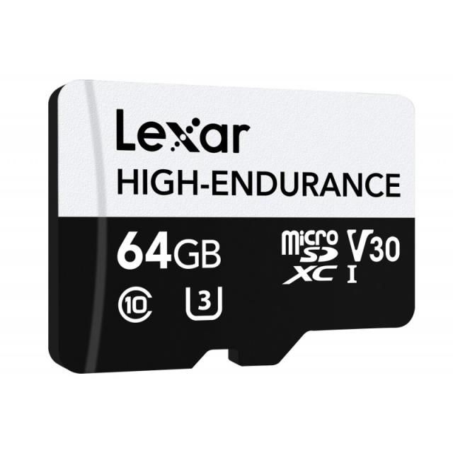 Lexar - High-Endurance 64 GB MicroSDXC UHS-I Clase 10
