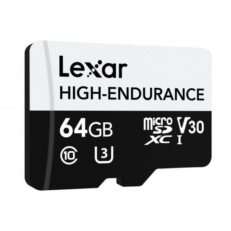 Lexar - High-Endurance 64 GB MicroSDXC UHS-I Clase 10