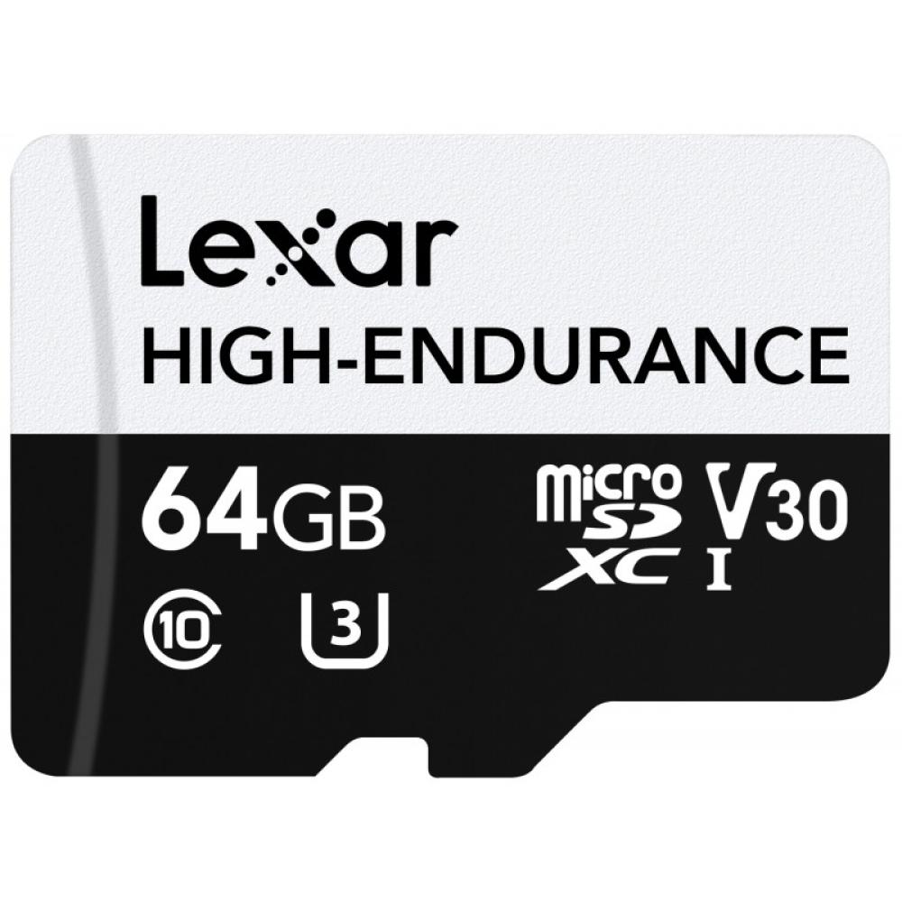 Lexar - High-Endurance 64 GB MicroSDXC UHS-I Clase 10