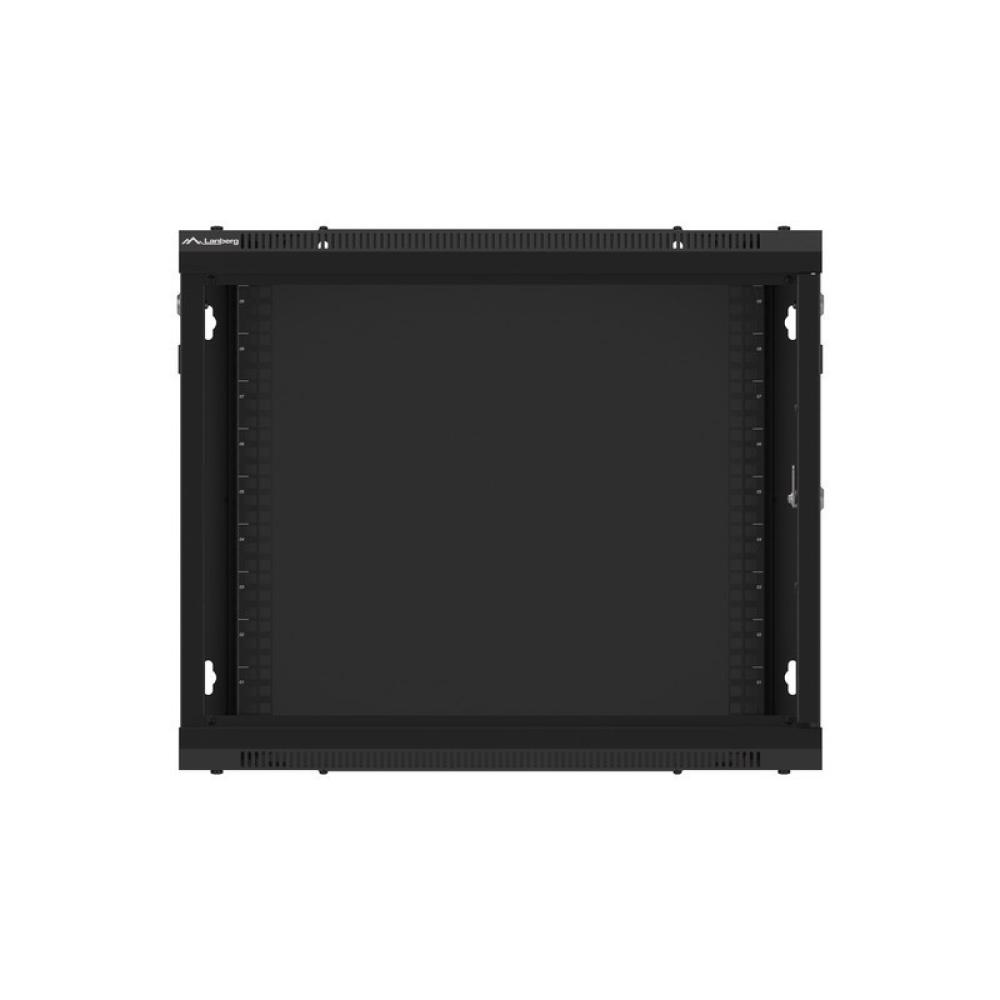 Lanberg - WF01-6609-00B armario rack 9U Bastidor de pared Negro