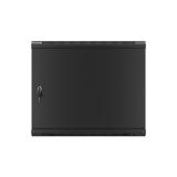 Lanberg - WF01-6609-00B armario rack 9U Bastidor de pared Negro