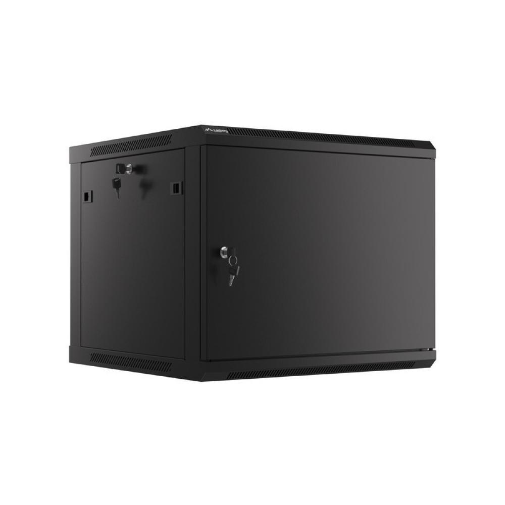 Lanberg - WF01-6609-00B armario rack 9U Bastidor de pared Negro