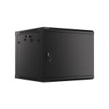 Lanberg - WF01-6609-00B armario rack 9U Bastidor de pared Negro