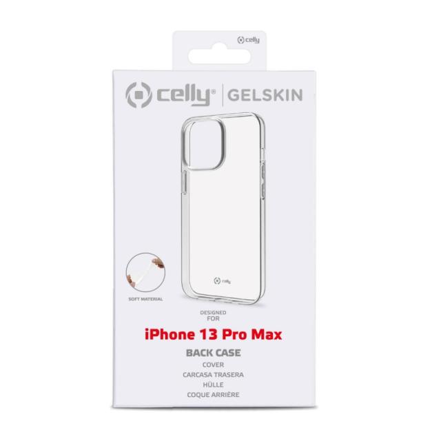 Celly - GELSKIN Apple iPhone 13 Pro Max funda para teléfono móvil 17 cm (6.7") Transparente