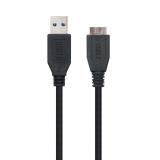 Nanocable - CABLE USB 3.0, TIPO A/M-MICRO B/M, NEGRO, 2.0 M