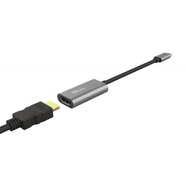 Trust - Dalyx Adaptador gráfico USB Gris