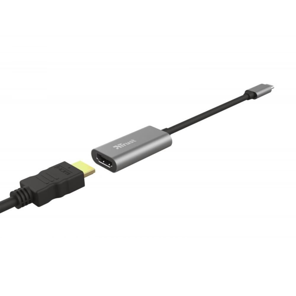 Trust - Dalyx Adaptador gráfico USB Gris