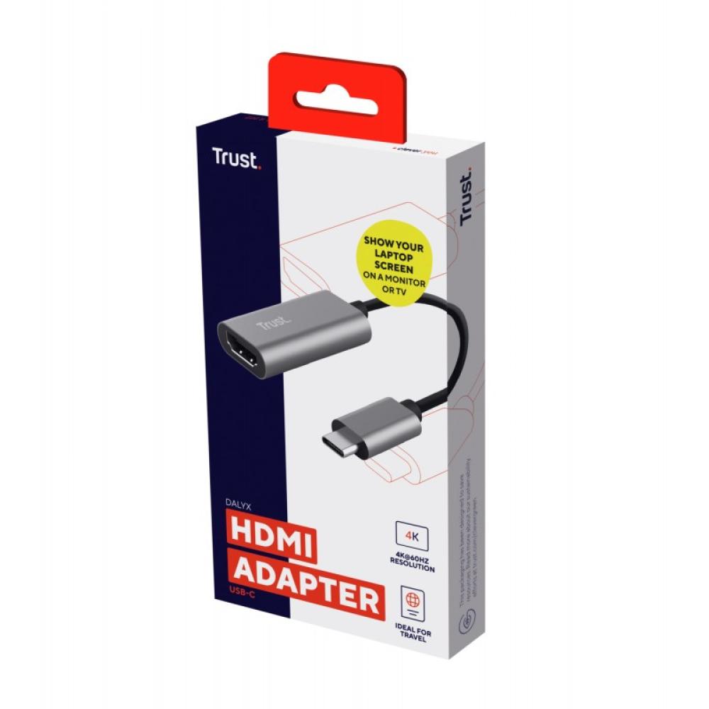 Trust - Dalyx Adaptador gráfico USB Gris