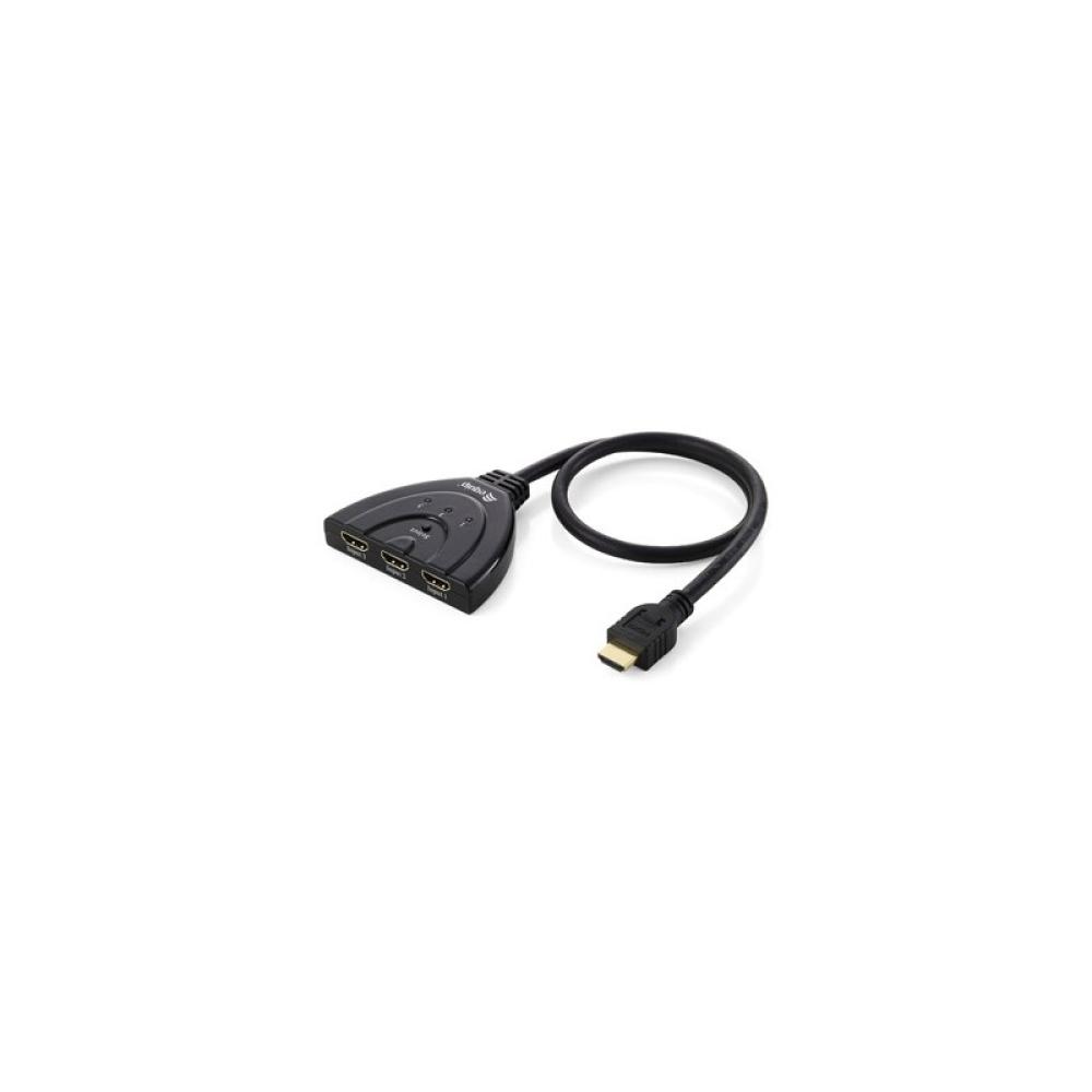 Equip - 332703 interruptor KVM Negro
