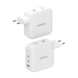 AISENS - Cargador GaN 140W, 2xUSB-C PD3.1 QC4.0, 1xUSB-A QC3.0, Blanco