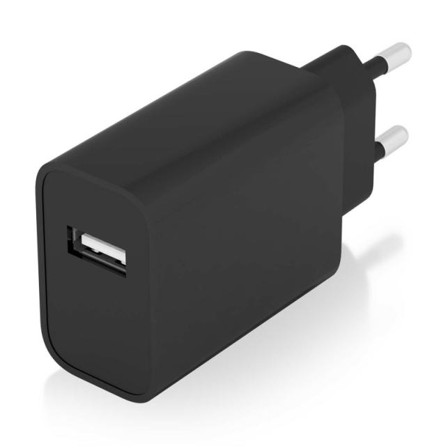 AISENS - Cargador USB 10W alta eficiencia, 5V/2A, Negro - A110-0854