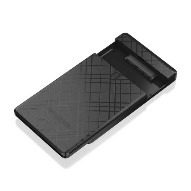 AISENS - Caja Externa 2,5" ASE-2522B 9.5mm SATA a USB 3.0/USB3.1 Gen1, Negra