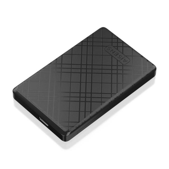 AISENS - Caja Externa 2,5" ASE-2522B 9.5mm SATA a USB 3.0/USB3.1 Gen1, Negra