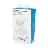 AISENS - Cargador GaN 35W, 1xUSB-C PD3.0 QC4.0, Blanco - ASCH-35W1P022-W