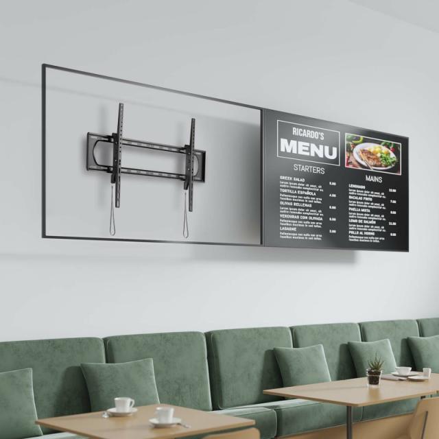 AISENS - Soporte eco inclinable para Monitor/TV 160kg de 60-120, Negro