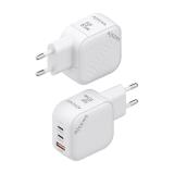 AISENS - Cargador GaN 65W, 2xUSB-C PD3.0 QC4.0, 1xUSB-A QC3.0, Blanco - ASCH-65W3P026-W