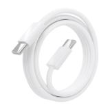 AISENS - Cable USB 2.0 3A 60W Apple, tipo USB-C/M-USB-C/M, Blanco, 2.0m