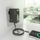 AISENS - ASCH-1PD90WL034-BK cargador de dispositivo móvil Universal Negro Corriente alterna Interior