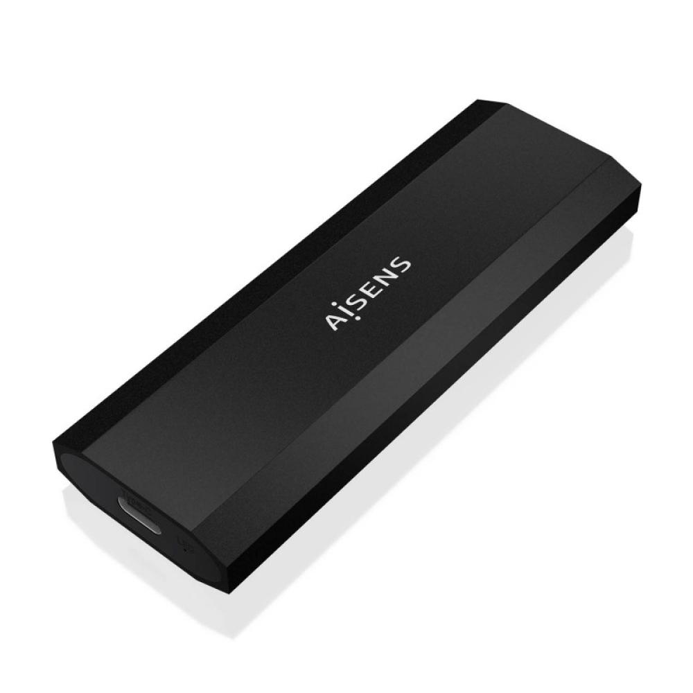 AISENS - Caja Externa M.2 (NGFF) ASM2-028B NVMe a USB3.2 Gen2, Negra