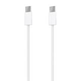 AISENS - Cable USB 2.0 3A 60W Apple, tipo USB-C/M-USB-C/M, Blanco, 1.0m