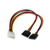 StarTech.com - Adaptador Cable Divisor Molex 4 Pines a SATA - 2x Hembra SATA y 1x Macho LP4