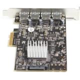 StarTech.com - Tarjeta PCIe de 4 Puertos USB-A - Tarjeta PCI Express de Expansión USB Tipo A 3.2 Gen 2 de 10Gb con 2 Controlador