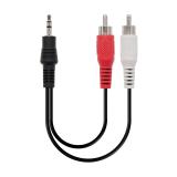 Nanocable - CABLE AUDIO ESTEREO 3.5/M-2xRCA/M 3.0 M