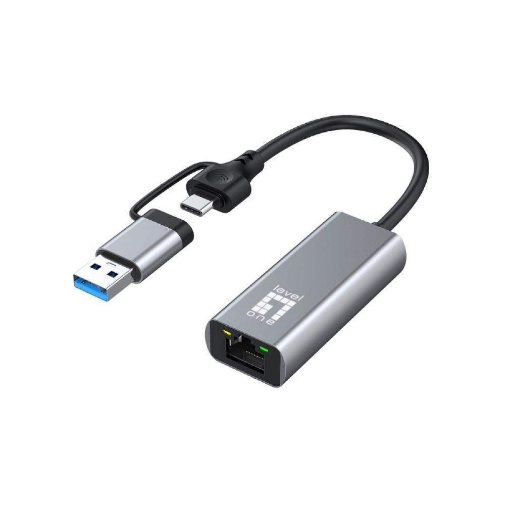 LevelOne - USB-0423 adaptador y tarjeta de red Ethernet 2500 Mbit/s
