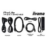 iiyama - ProLite TF2415MC-B2 pantalla para PC 60,5 cm (23.8") 1920 x 1080 Pixeles Full HD LED Pantalla táctil Multi-usuario Negr