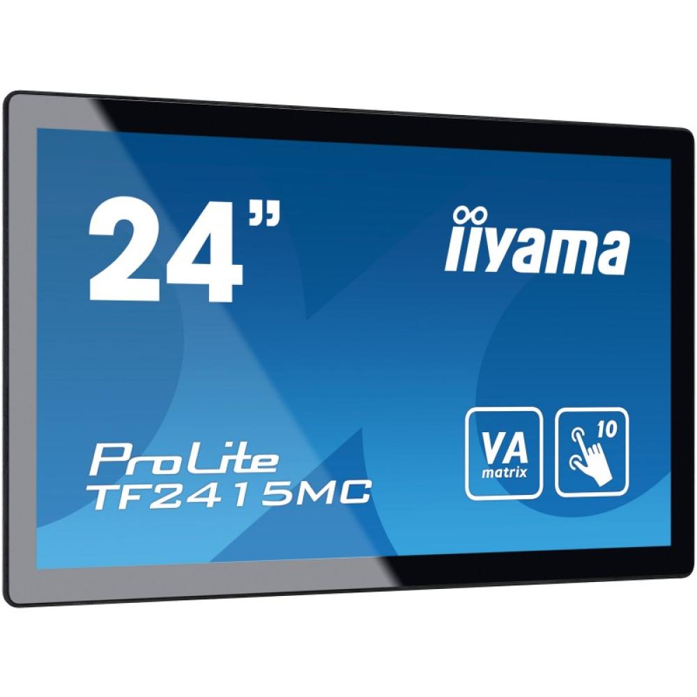iiyama - ProLite TF2415MC-B2 pantalla para PC 60,5 cm (23.8") 1920 x 1080 Pixeles Full HD LED Pantalla táctil Multi-usuario Negr