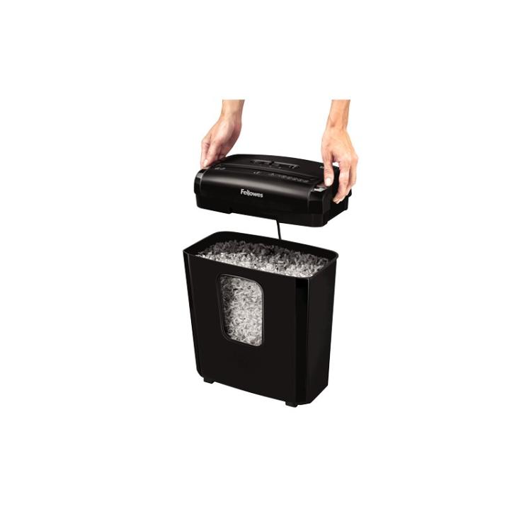 Fellowes - Powershred 6M triturador de papel Microcorte Negro