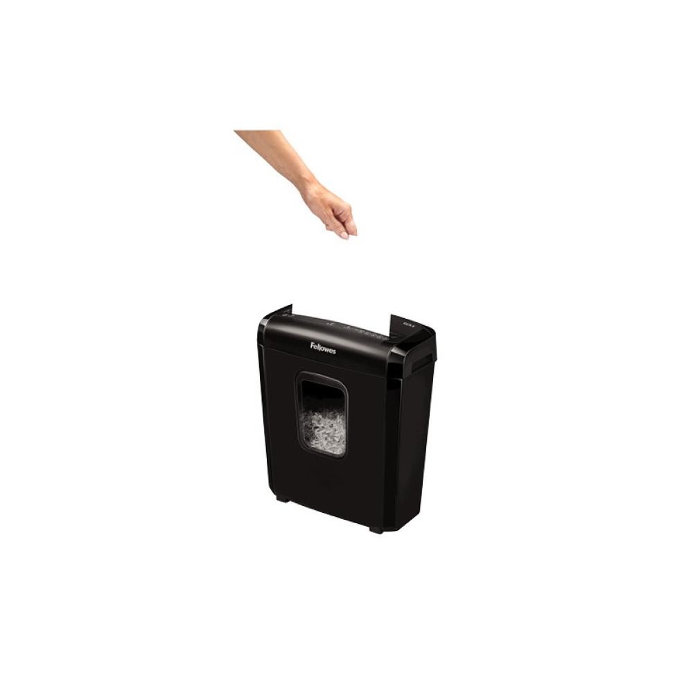 Fellowes - Powershred 6M triturador de papel Microcorte Negro