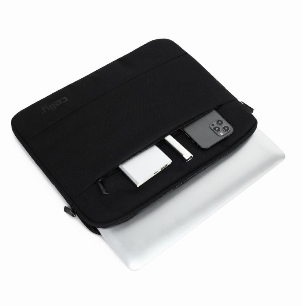 Celly - NOMADSLEEVEBK maletines para portátil 33 cm (13") Funda Negro
