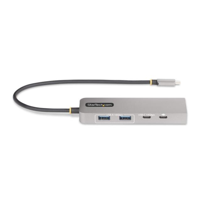 StarTech.com - Hub USB-C de 3 Puertos con Red Ethernet de 2,5Gbps y Entrega de Alimentación PD de 100W de Paso - USB 3.2 10Gbps