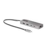 StarTech.com - Hub USB-C de 3 Puertos con Red Ethernet de 2,5Gbps y Entrega de Alimentación PD de 100W de Paso - USB 3.2 10Gbps