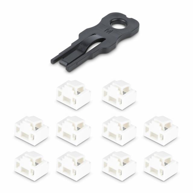 StarTech.com - Candados Bloqueadores de Puerto RJ45 - Guardapolvos Reutilizables para Puertos RJ45 de Red Ethernet - Paquete de
