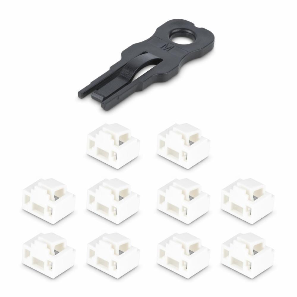 StarTech.com - Candados Bloqueadores de Puerto RJ45 - Guardapolvos Reutilizables para Puertos RJ45 de Red Ethernet - Paquete de