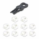StarTech.com - Candados Bloqueadores de Puerto RJ45 - Guardapolvos Reutilizables para Puertos RJ45 de Red Ethernet - Paquete de
