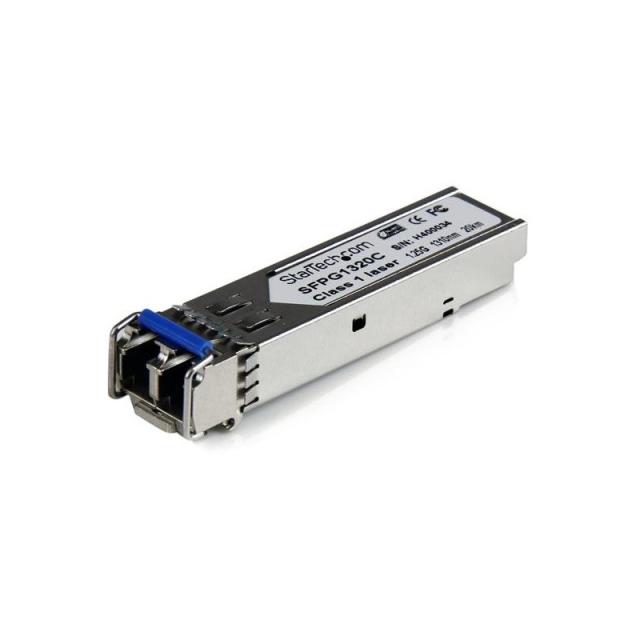 StarTech.com - Módulo Transceptor SFP Compatible con GLC-LH-SMD Cisco - 1000BASE-LH - Monomodo 1GbE - SFP Ethernet Gigabit 1Gb -