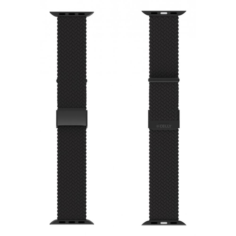 Celly - WBANDBRAIDEDBK pieza y accesorio para reloj Correa de reloj
