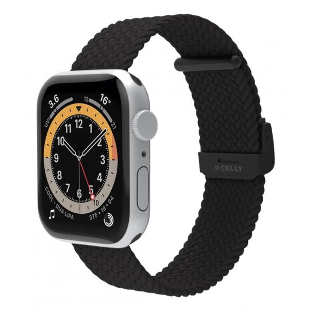 Celly - WBANDBRAIDEDBK pieza y accesorio para reloj Correa de reloj