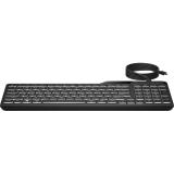 HP - Teclado con cable retroiluminado multidispositivo 405