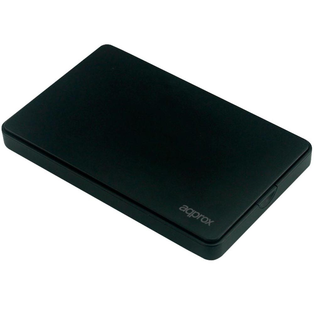 Approx - APPHDD300B caja para disco duro externo 2.5" Caja de disco duro (HDD) Negro