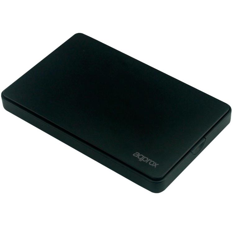 Approx - APPHDD300B caja para disco duro externo 2.5" Caja de disco duro (HDD) Negro