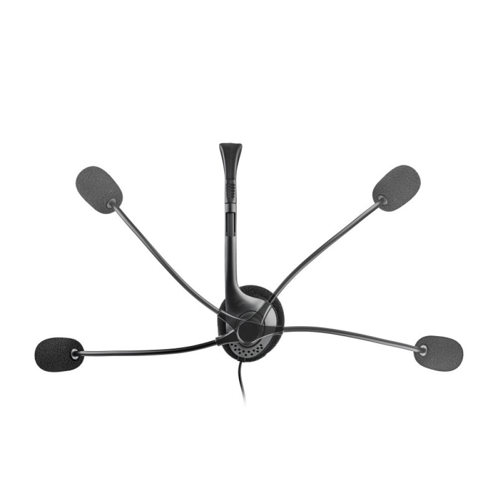 NGS - MS103 MAX Auriculares Alámbrico Diadema Llamadas/Música Negro